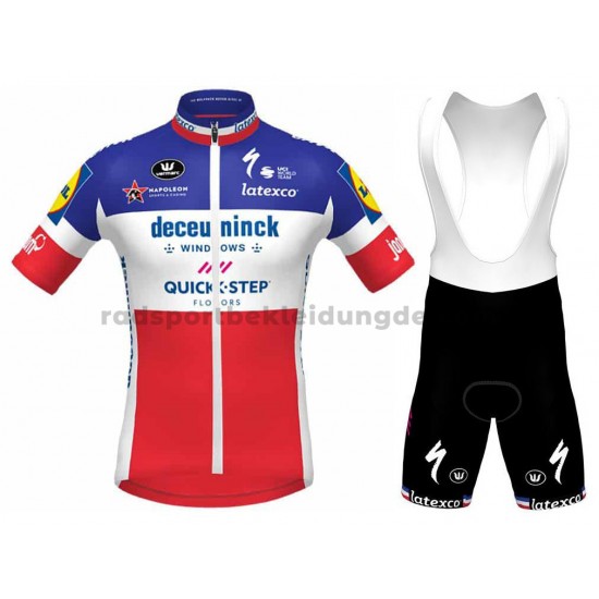 Fahrradtrikot +Trägershort 2021 Deceuninck–Quick-Step M001