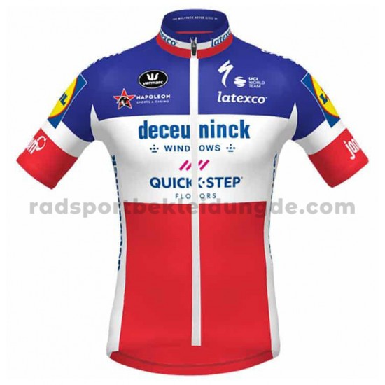 Fahrradtrikot +Trägershort 2021 Deceuninck–Quick-Step M001