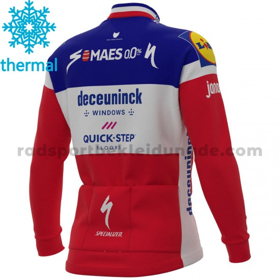 2021 Deceuninck–Quick-Step Radtrikot (Winter Thermal Fleece) M001