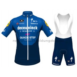 Fahrradtrikot +Trägershort 2021 Deceuninck–Quick-Step M003