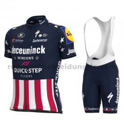 Fahrradtrikot +Trägershort 2021 Deceuninck–Quick-Step M004