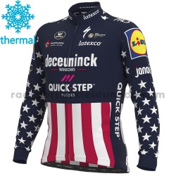 2021 Deceuninck–Quick-Step Radtrikot (Winter Thermal Fleece) M004