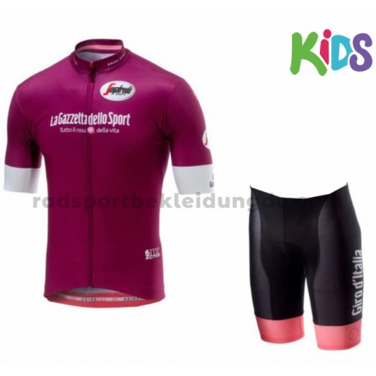 Fahrradtrikot + Radhose 2018 Giro d'Italia Kinder M003