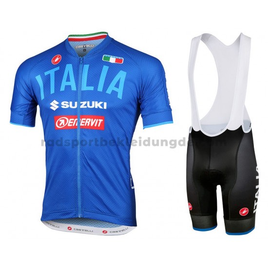 Fahrradtrikot +Trägershort 2018 Italien M001