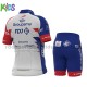 Fahrradtrikot + Radhose 2021 Groupama-FDJ Kinder M001
