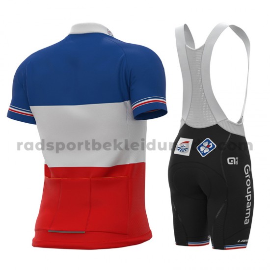 Fahrradtrikot +Trägershort 2021 Groupama-FDJ M003