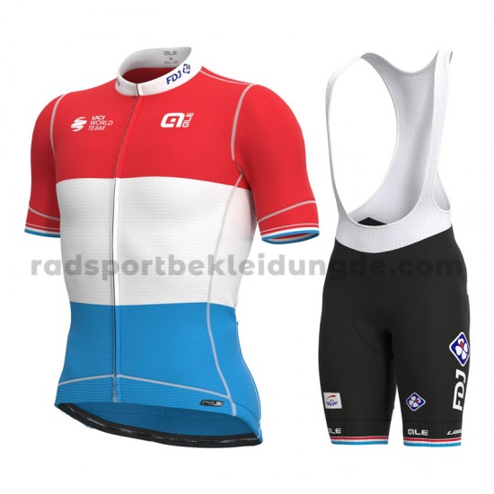 Fahrradtrikot +Trägershort 2021 Groupama-FDJ M004