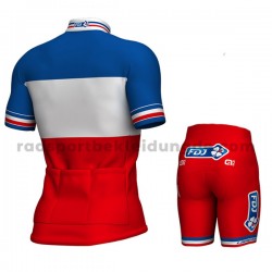 Fahrradtrikot + Radhose 2017 FDJ Kinder M003