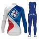 Radtrikot Langarm + Trägerhose Lange 2017 FDJ M001