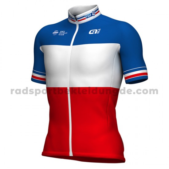 Fahrradtrikot +Trägershort 2017 FDJ M002