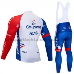 Radtrikot Langarm + Trägerhose Lange 2018 FDJ M001