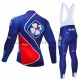 Radtrikot Langarm + Trägerhose Lange 2018 FDJ M002