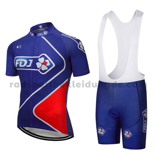 Fahrradtrikot +Trägershort 2018 FDJ M002