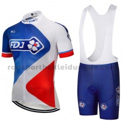 Fahrradtrikot +Trägershort 2018 FDJ M003