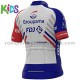Fahrradtrikot + Radhose 2020 Groupama–FDJ Kinder M001
