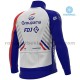 Radtrikot Langarm + Trägerhose Lange 2020 Groupama–FDJ Winter Thermal Fleece M001