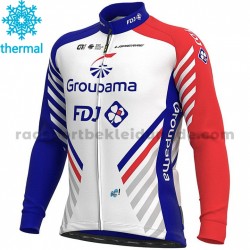 2020 Groupama–FDJ Radtrikot (Winter Thermal Fleece) M001