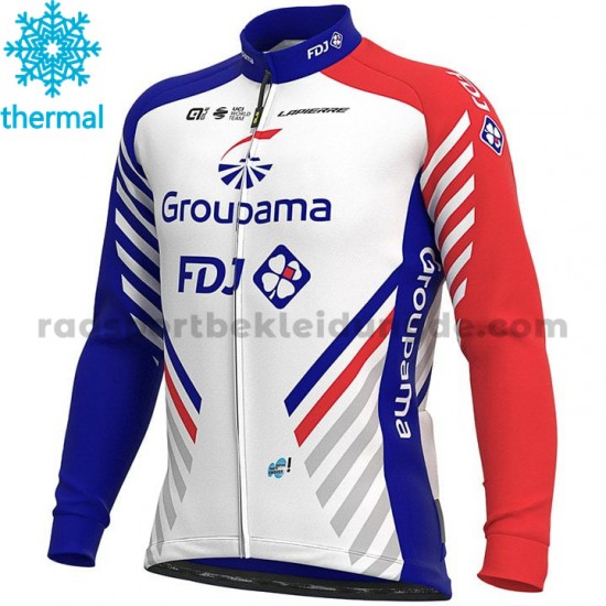 2020 Groupama–FDJ Radtrikot (Winter Thermal Fleece) M001