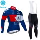Radtrikot Langarm + Trägerhose Lange 2020 IAM Cycling Winter Thermal Fleece M002