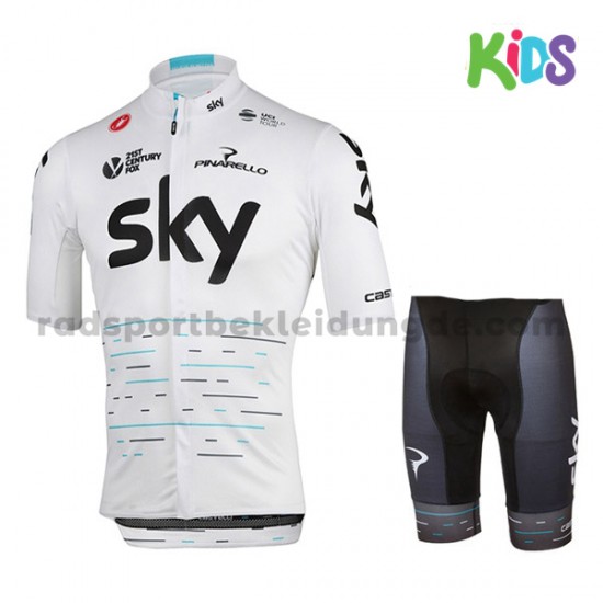 Fahrradtrikot + Radhose 2017 Team Sky Kinder M003
