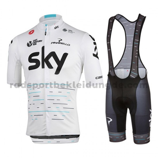 Fahrradtrikot +Trägershort 2017 Team Sky M003