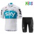 Fahrradtrikot + Radhose 2018 Team Sky Kinder M001