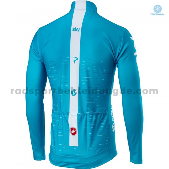 2018 Team Sky Radtrikot (Winter Thermal Fleece) M001
