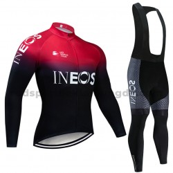 Radtrikot Langarm + Trägerhose Lange 2019 TEAM INEOS M001