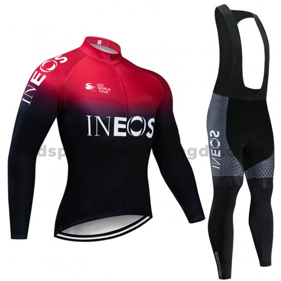 Radtrikot Langarm + Trägerhose Lange 2019 TEAM INEOS M001