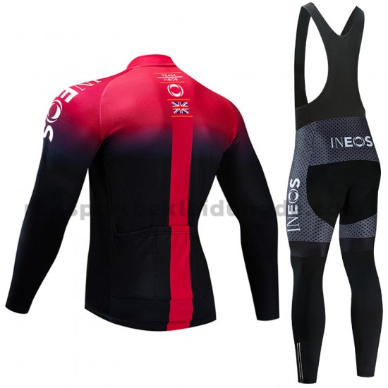 Radtrikot Langarm + Trägerhose Lange 2019 TEAM INEOS M001