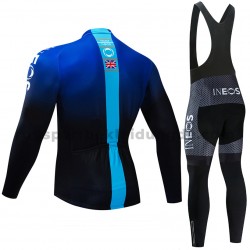 Radtrikot Langarm + Trägerhose Lange 2019 TEAM INEOS M002