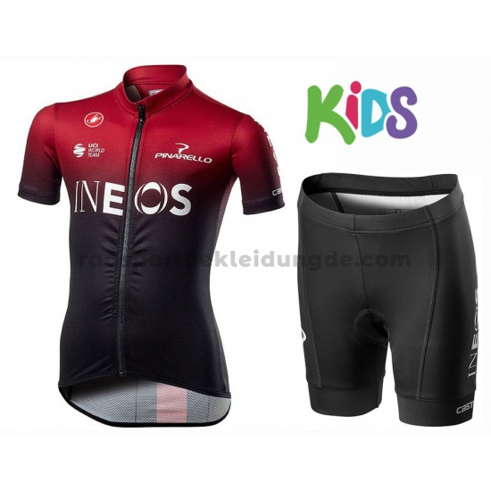 Fahrradtrikot + Radhose 2020 TEAM INEOS Kinder M001