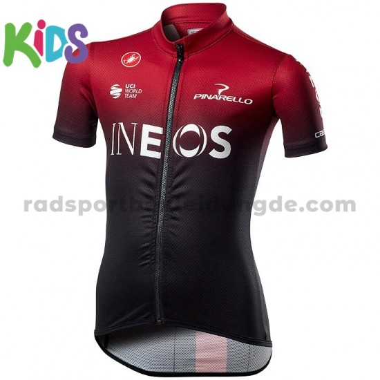 Fahrradtrikot + Radhose 2020 TEAM INEOS Kinder M001