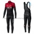 Radtrikot Langarm + Trägerhose Lange 2020 TEAM INEOS Winter Thermal Fleece M001