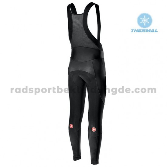 Radtrikot Langarm + Trägerhose Lange 2020 TEAM INEOS Winter Thermal Fleece M001