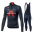 Radtrikot Langarm + Trägerhose Lange 2021 Ineos Grenadiers M001