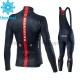 Radtrikot Langarm + Trägerhose Lange 2021 Ineos Grenadiers Winter Thermal Fleece M001