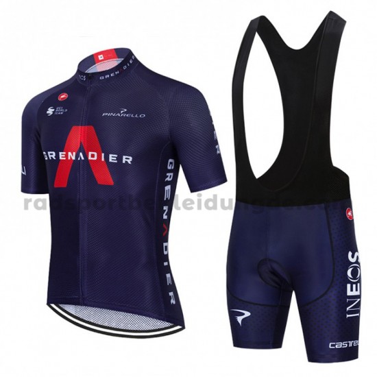 Fahrradtrikot +Trägershort 2021 Ineos Grenadiers M003
