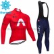 Radtrikot Langarm + Trägerhose Lange 2021 Ineos Grenadiers Winter Thermal Fleece M005