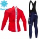 Radtrikot Langarm + Trägerhose Lange 2021 Ineos Grenadiers Winter Thermal Fleece M005