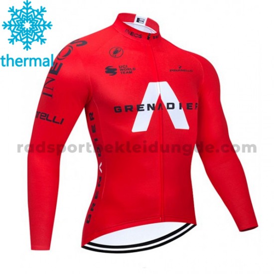 2021 Ineos Grenadiers Radtrikot (Winter Thermal Fleece) M005