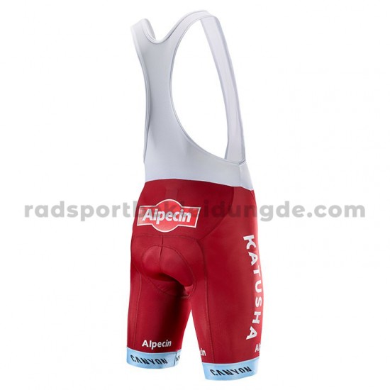2017 Team Katusha-Alpecin Trägerhose Kurze M001