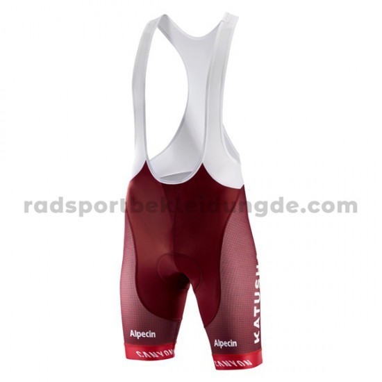 2018 Team Katusha-Alpecin Trägerhose Kurze M001