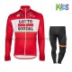 Radtrikot Langarm + Radhose Lange 2017 Lotto Soudal Kinder M001