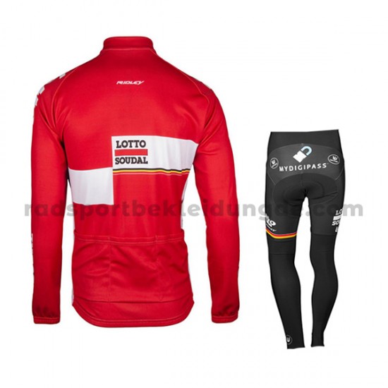 Radtrikot Langarm + Radhose Lange 2017 Lotto Soudal Kinder M001