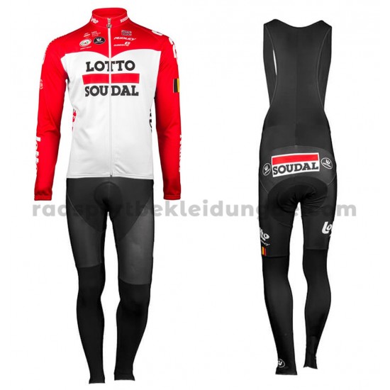 Radtrikot Langarm + Trägerhose Lange 2018 Lotto Soudal M001