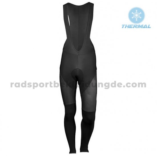 Radtrikot Langarm + Trägerhose Lange 2018 Lotto Soudal Winter Thermal Fleece M001