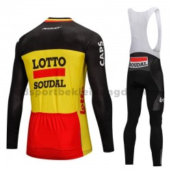 Radtrikot Langarm + Trägerhose Lange 2018 Lotto Soudal M002