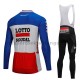 Radtrikot Langarm + Trägerhose Lange 2018 Lotto Soudal M003