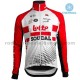 Radtrikot Langarm + Trägerhose Lange 2019 Lotto Soudal Winter Thermal Fleece M001